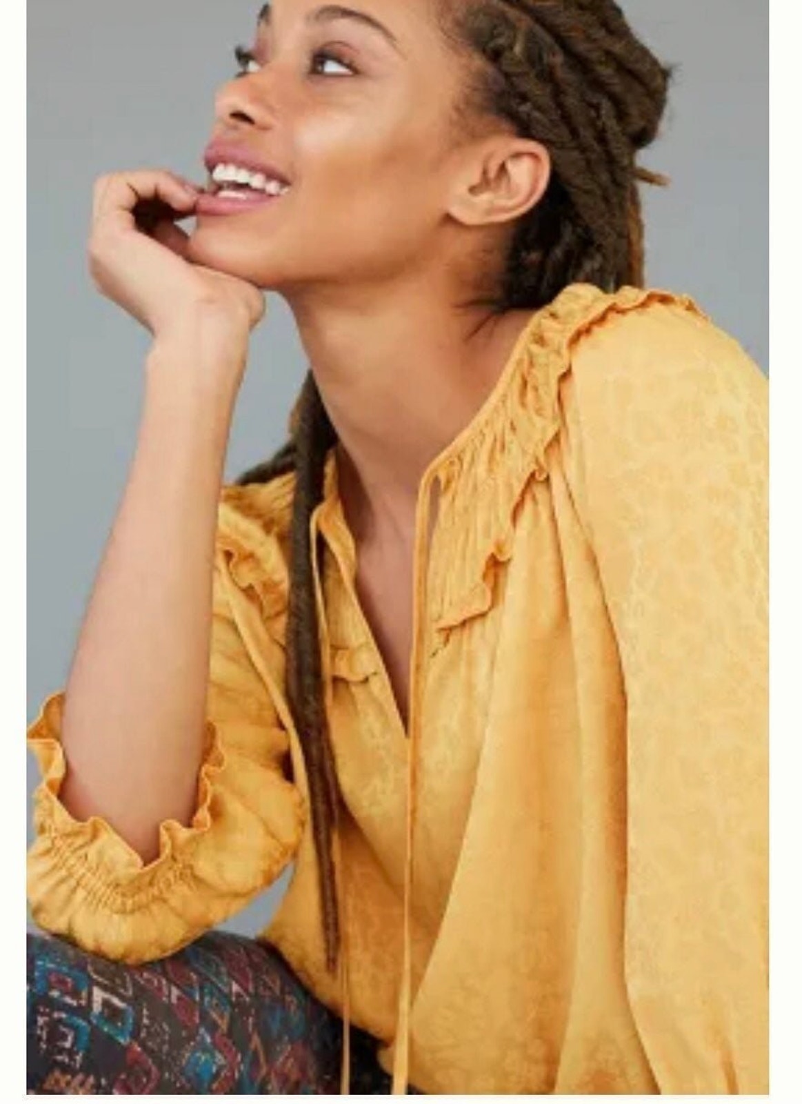 Nwtanthropologie Shirred Top Szxs
